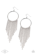 Streamlined Shimmer - White Earring