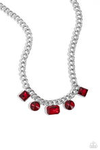 Alternating Audacity - Red Necklace *