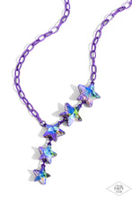 Star-Crossed Sparkle - Purple Necklace