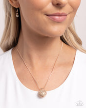 Bedazzled Bravado - Rose Gold Necklace *