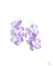 Plentiful Petals - Purple Earring