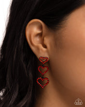 Sweetheart Succession - Red Earring *