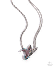 Hummingbird Headline - Purple Necklace