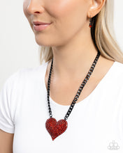 Affectionate Action - Red Necklace *