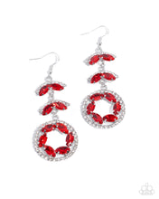 Polished Pattern - Red Earring *