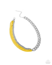 Tinted Tension - Yellow Necklace