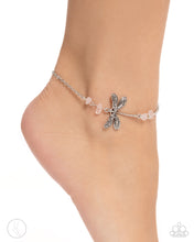 Dragonfly Dawn - Pink Anklet