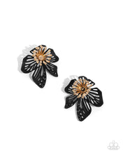 Wonderland Wallflower - Black Earring