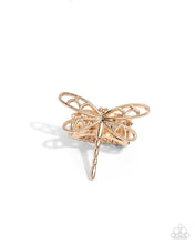 Dragonfly Depth - Gold Ring