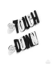 Touchdown Texture - Black Earring