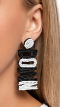 Touchdown Texture - Black Earring