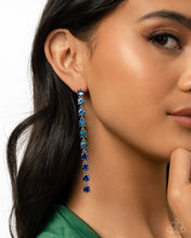 Opulent Ombré - Blue Earring