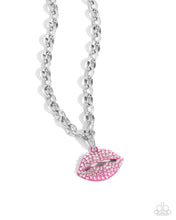 Keepsake Kisser - Pink Necklace