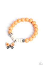 Bold Butterfly - Orange Bracelet  🤍💛🤍