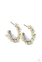 Floral Focus - White Earring *