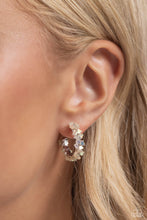 Floral Focus - White Earring *