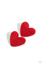 Sparkly Sweethearts - Red Earing *