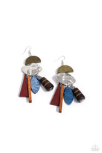 Textured Talisman - Multi Earring *